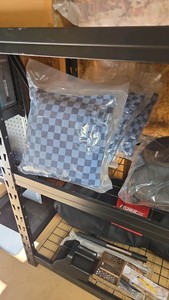 Set of 4 Checkered Pillows