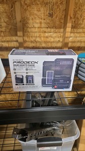 Audiobox Prodeck Solar Cassette Player