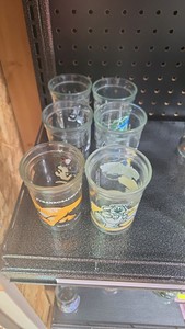 Set of 6 Tom & Jerry Vintage Glasses