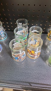 Set of 5 Disney Vintage Glasses