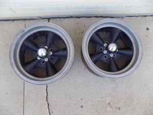 2 OldSchool Aluminum Rims   5Hole  15