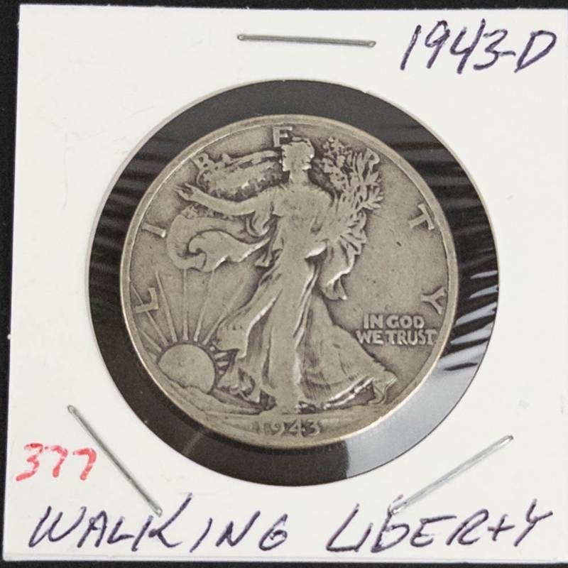 1943-D Walking Liberty half dollar