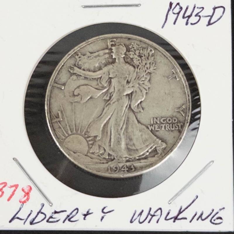 1943-D Walking Liberty half dollar