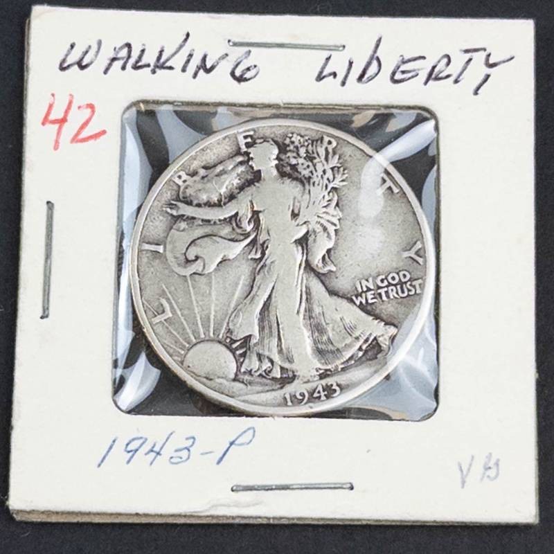 1943 Walking Liberty half dollar