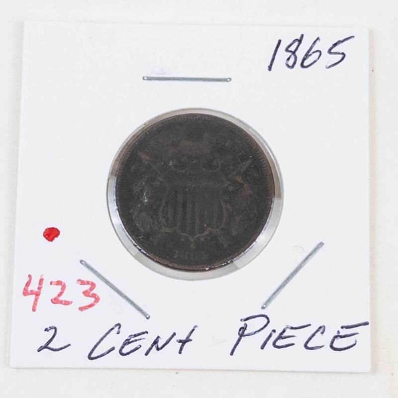 1865 2 cent piece