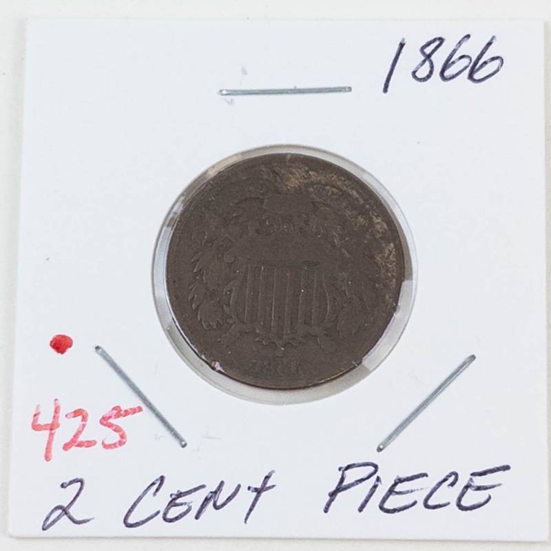 1866 2 cent piece