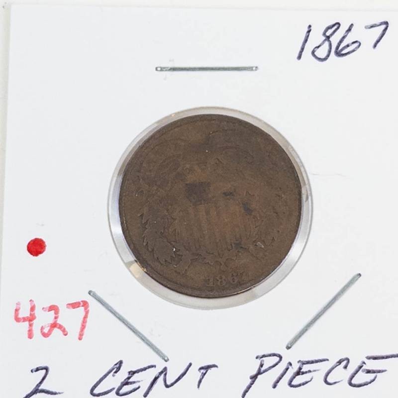 1867 2 cent piece