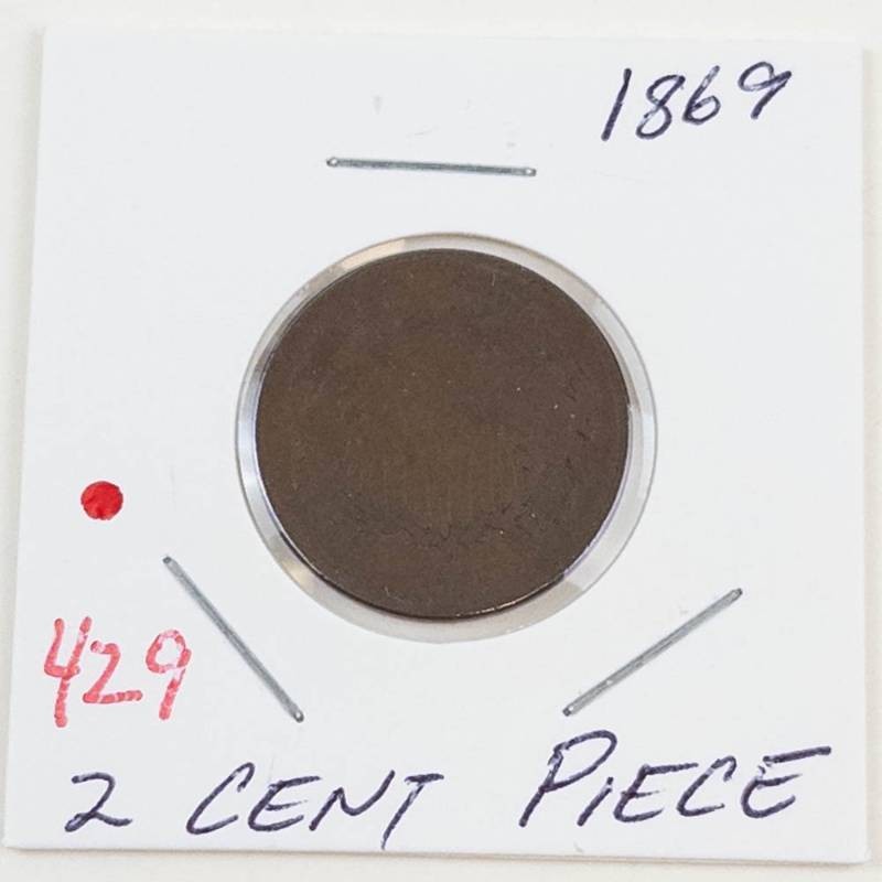 1869 2 cent piece