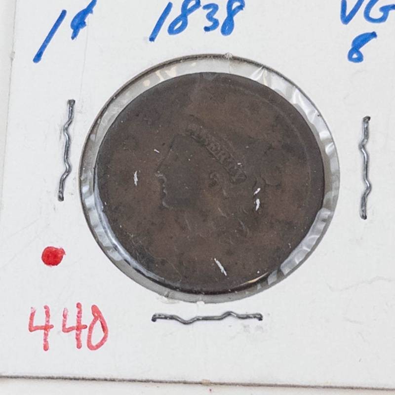 1838 US Large cent