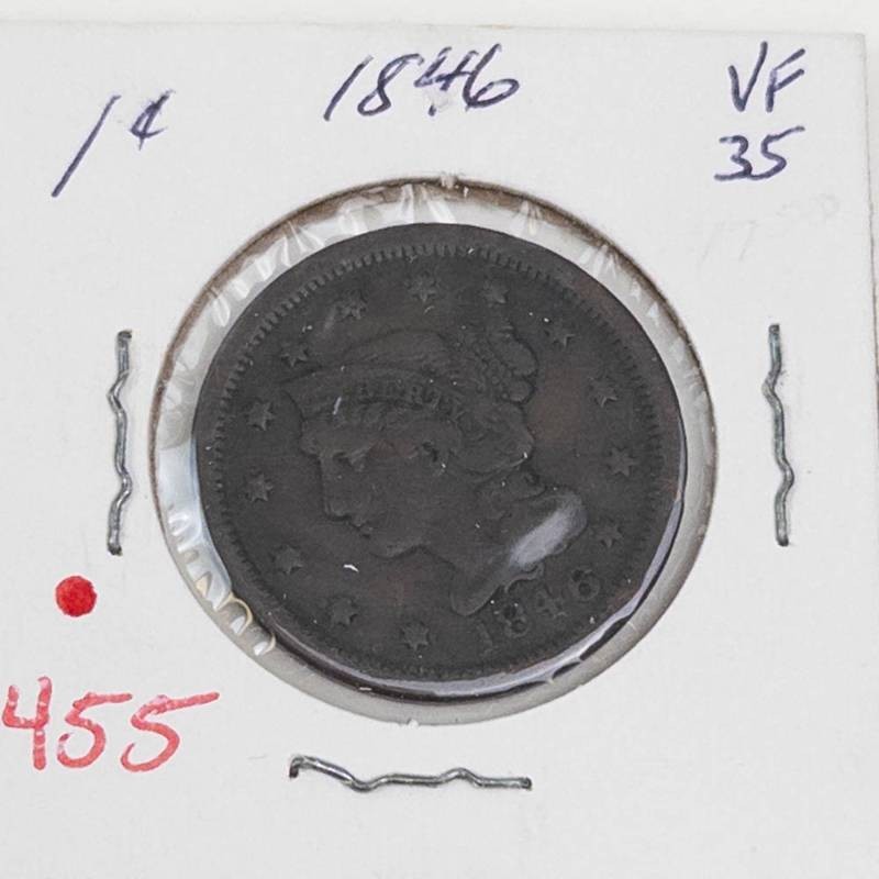 1846 US Large cent