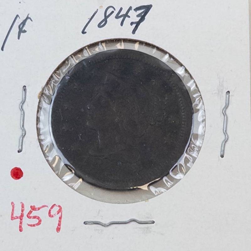 1847 US Large cent
