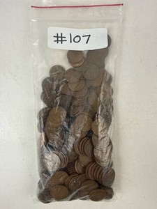 Mixed Date Wheat Cents 2 Lb 1930s-1950s