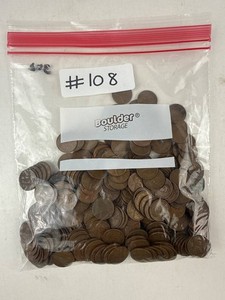Mixed Date Wheat Cents 2 Lb 1930s-1950s