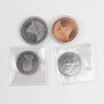 Canadian Commemorative dollars: 1870-1970, 1873-1973 plus 2 mint medals