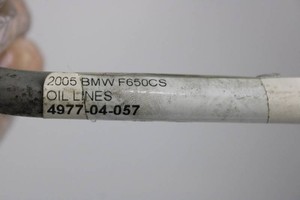 2005 BMW F650CS Oil Lines 4977-04-057