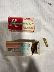 Vintage Rimfire Ammunition Boxes