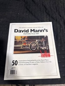 David Mann Motorcycle Art Book