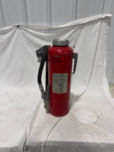 Red Metal Fire Extinguisher