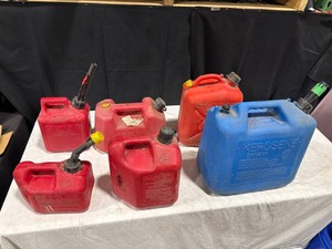 Assorted Fuel Cans Lot