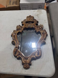 Ornate Heart-Shaped Wall Mirror