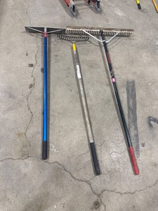 Lot of Three Rakes