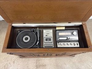 Montgomery Ward Stereo Console