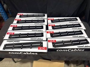 ComCables Cat 5E Patch Panels (Lot of 9)