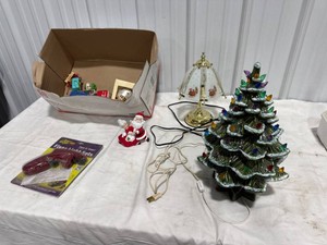 Assorted Christmas Decorations Lot