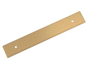 Amerock Maymont 5-116 inch (128 mm) Center-to-Center Rectangle Champagne Bronze Cabinet Pull Backplate, BP37589CZ