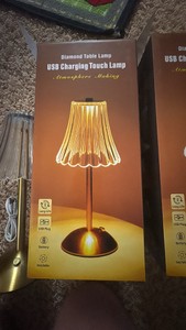 Diamond Table Lamp USB Charging Touch Lamp, Comes With Mini USB Plug in