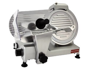 BESWOOD 10" Electric Deli Meat Slicer, Cheese Food Slicer with Premium Chromium-plated Steel Blade, for Commercial and for Home Use 240W
