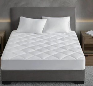 Queen - Croscill Classics Signature Dobby Cotton Waterproof Mattress Pad for Queen Sized Bed, RETAIL $185.00