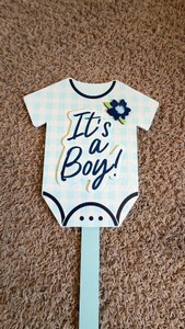 Its a Boy 36 Wooden Yard Sign