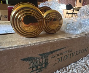 Nostalgic Warehouse Vintage Style Door Knobs Set for Door, Comes With Installation Hardware