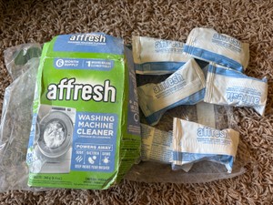 Affresh Washing Machine Cleaner Tablets 6 Tablets, Six Month Supply