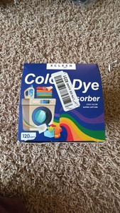 Laundry Color Dye Absorber Sheets to Protect Color From Bleeding Into your Clothes, 120 Sheets