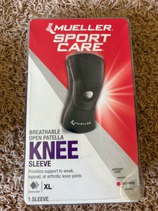 Mueller Sport Care Knee Sleeve XL Size One Sleeve for One Knee
