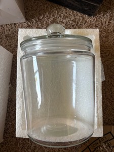 Glass Storage Jar 6 x 6