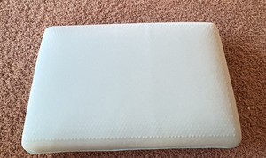 Super Soft Memory Foam Pillow, Light Blue, Beaded Texture for Cooling while Sleeping on Hot Nights