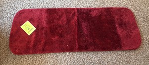 Chili Red Bath Rug 22 x 60