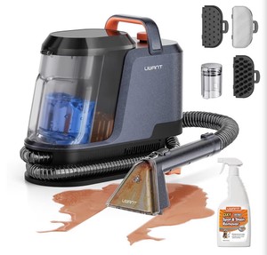Uwant Portable Carpet and Upholstery for Deep Cleaner, 18Kpa Carpet Cleaner Machine for Cars, Pets with Pet Pro Solution and Self Cleaning Set