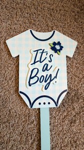 Its a Boy 36 Wooden Yard Sign