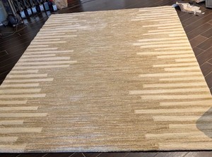 Gertmenian Foxwood Cozy area rug 7 feet 10 inches by 10 feet neutra beige cream color, New unused