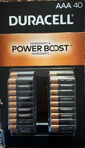 40 pack Duracell AAA batteries