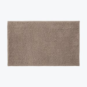 2x5 plush bathroom rug - brown color -