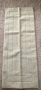 Tan Bathroom Mat, Soft and Elegant, 60 x 24