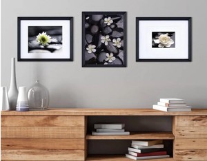 Mikasa Gallery Frame Set 3Pk 11x14 Black Multi Size Photo Options