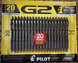 20 Piece Pilot G2 Gel Ink Pen