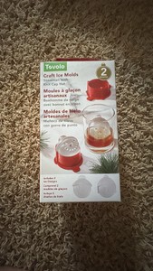 Tovolo Craft Ice Cube Molds, Two Pack, Snowman Molds