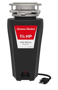 AMERICAN STANDARD SLIM GARBAGE DISPOSER 1 14 HP ASD-825-SL
